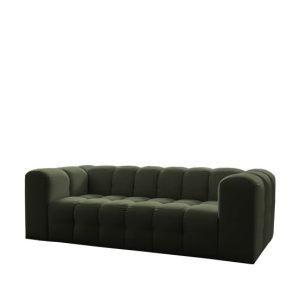 Sofa Baloo, 3-osobowa, do salonu, tkanina Tiffany, zielony 806405 Sofa Baloo, 3-osobowa, do salonu, tkanina Tiffany, zielony 806405