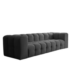 Sofa Baloo, 4-osobowa, do salonu, tkanina Moly, antracyt 806409 Sofa Baloo, 4-osobowa, do salonu, tkanina Moly, antracyt 806409