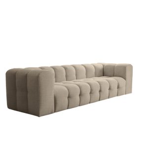 Sofa Baloo, 4-osobowa, do salonu, tkanina Moly, beż 806453 Sofa Baloo, 4-osobowa, do salonu, tkanina Moly, beż 806453