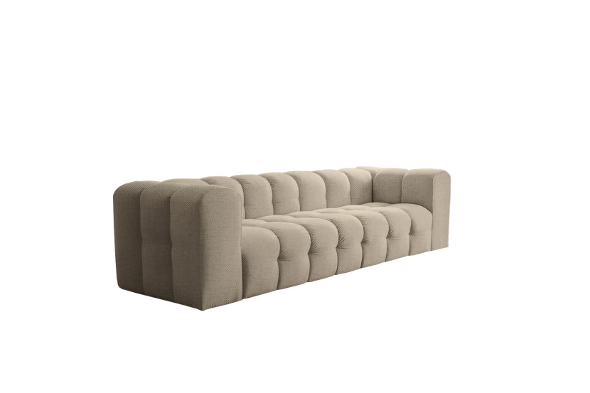 Sofa Baloo, 4-osobowa, do salonu, tkanina Moly, beż 806453