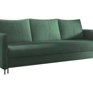Sofa BELIS BOUCLE w kolorze zielonym z funkcją spania 330174 Sofa BELIS BOUCLE w kolorze zielonym z funkcją spania 330174
