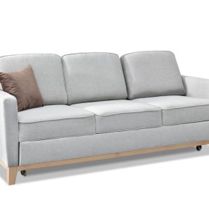 Sofa Bergen Szary Tkanina, Podstawa Dąb-Naturalny 345569 Sofa Bergen Szary Tkanina, Podstawa Dąb-Naturalny 345569