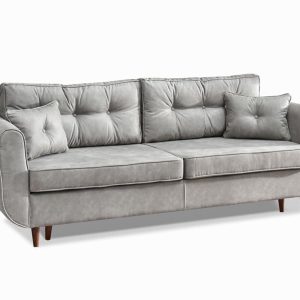 Sofa Blink Szara Tkanina, Podstawa Orzech 341654 Sofa Blink Szara Tkanina, Podstawa Orzech 341654