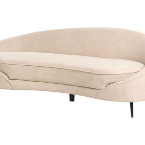 Sofa boucle w stylu glamour jasnobeżowa 451643 Sofa boucle w stylu glamour jasnobeżowa 451643