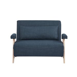Sofa CALORE 1-osobowa, z funkcją spania granatowa 117x90x82 cm HOMLA 958864 Sofa CALORE 1-osobowa, z funkcją spania granatowa 117x90x82 cm HOMLA 958864