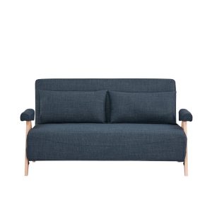 Sofa CALORE 2-osobowa, z funkcją spania granatowa 157x90x82 cm HOMLA 958860 Sofa CALORE 2-osobowa, z funkcją spania granatowa 157x90x82 cm HOMLA 958860