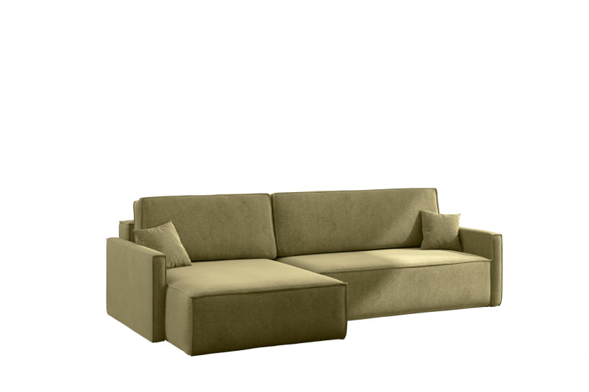 Sofa Carlos z Funkcją Spania Tkanina Salvador Oliwkowy Prawy 656185