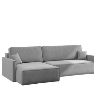 Sofa Carlos z Funkcją Spania Tkanina Salvador Szary Prawy 656169 Sofa Carlos z Funkcją Spania Tkanina Salvador Szary Prawy 656169