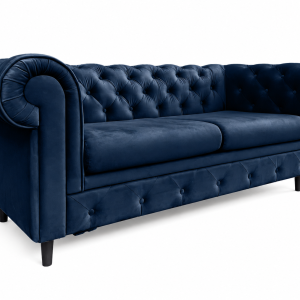 Sofa Chesterfield Prima 2-osobowa granatowa Royal 22 pikowana 238886 Sofa Chesterfield Prima 2-osobowa granatowa Royal 22 pikowana 238886