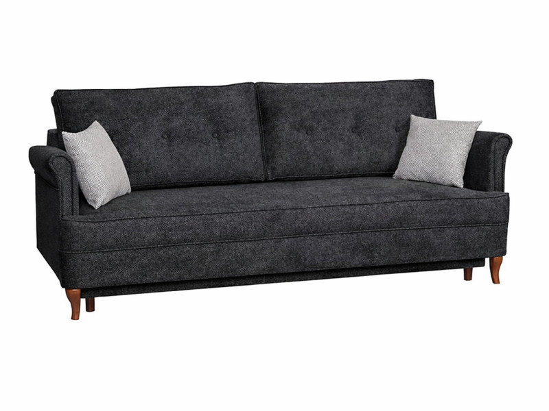 Sofa Columbia 220 rozkładana z funkcją spania i pojemnikiem, kolor stalowy 983761