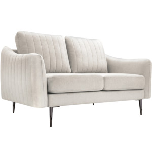Sofa CORI dwuosobowa wolnostojąca Kremowa 817809