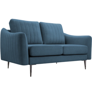 Sofa Cori dwuosobowa wolnostojąca Niebieska 817807
