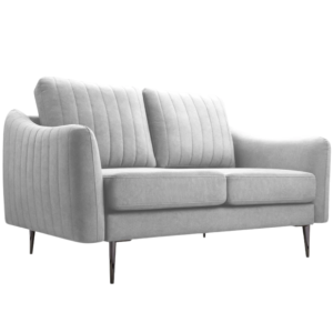 Sofa CORI dwuosobowa wolnostojąca Szara 817812