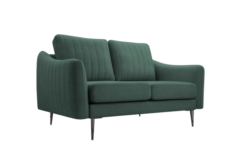 Sofa CORI dwuosobowa wolnostojąca Zielona 817808