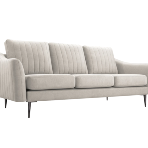 Sofa CORI trzyosobowa wolnostojąca Kremowa 817803