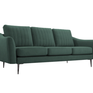 Sofa CORI trzyosobowa wolnostojąca Zielona 817802