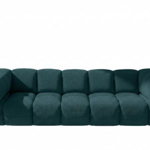 Sofa czteroosobowa, strukturalna tkanina Sonic, Lazurowy, Averro 1045533