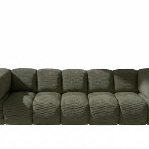 Sofa czteroosobowa, strukturalna tkanina Sonic, Zielony, Averro 1045531 Sofa czteroosobowa, strukturalna tkanina Sonic, Zielony, Averro 1045531
