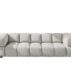 Sofa czteroosobowa, tkanina szenilowa Puente, Jasnoszary, Averro 942215 Sofa czteroosobowa, tkanina szenilowa Puente, Jasnoszary, Averro 942215