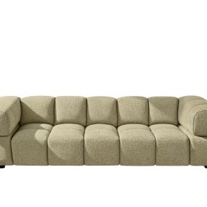 Sofa czteroosobowa, tkanina szenilowa Puente, Jasnożółty, Averro 942242 Sofa czteroosobowa, tkanina szenilowa Puente, Jasnożółty, Averro 942242