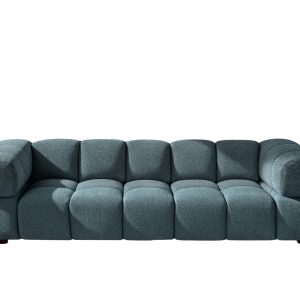 Sofa czteroosobowa, tkanina szenilowa Puente, Petrol, Averro 942232 Sofa czteroosobowa, tkanina szenilowa Puente, Petrol, Averro 942232