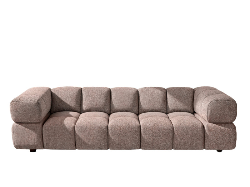 Sofa czteroosobowa, tkanina szenilowa Puente, Purprowy, Averro 942251