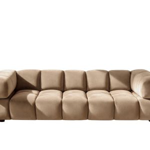 Sofa czteroosobowa, tkanina welurowa Bluvel, Latte, Averro 942252 Sofa czteroosobowa, tkanina welurowa Bluvel, Latte, Averro 942252