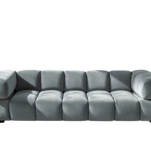 Sofa czteroosobowa, tkanina welurowa Bluvel, Niebieskoszary, Averro 942231 Sofa czteroosobowa, tkanina welurowa Bluvel, Niebieskoszary, Averro 942231