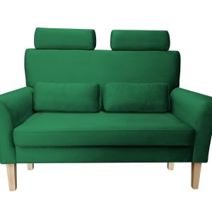 Sofa DENVER tkanina Welur noga drewniana 401371