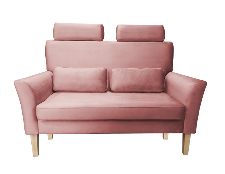 Sofa DENVER tkanina Welur noga drewniana 401385