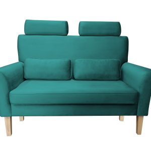 Sofa DENVER tkanina Welur noga drewniana 401386
