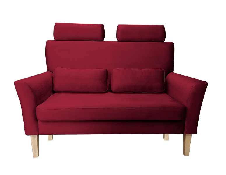 Sofa DENVER tkanina Welur noga drewniana 401364