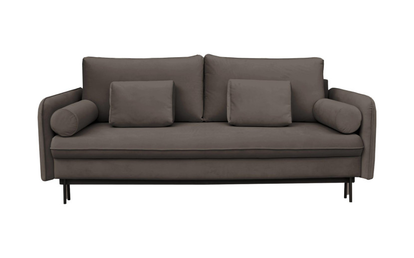 Sofa diana funkcja spania 195×135cm brązowy ciemny louis 666 716978