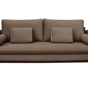 Sofa diana z funkcją spania 195×135 cm brązowa louis 669 716982