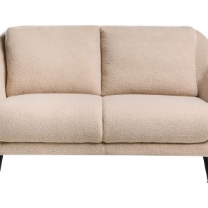 Sofa dla 2 osób EIBY Boucle Beżowy 752954
