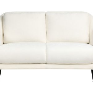 Sofa dla 2 osób EIBY Szenil Biały 752955