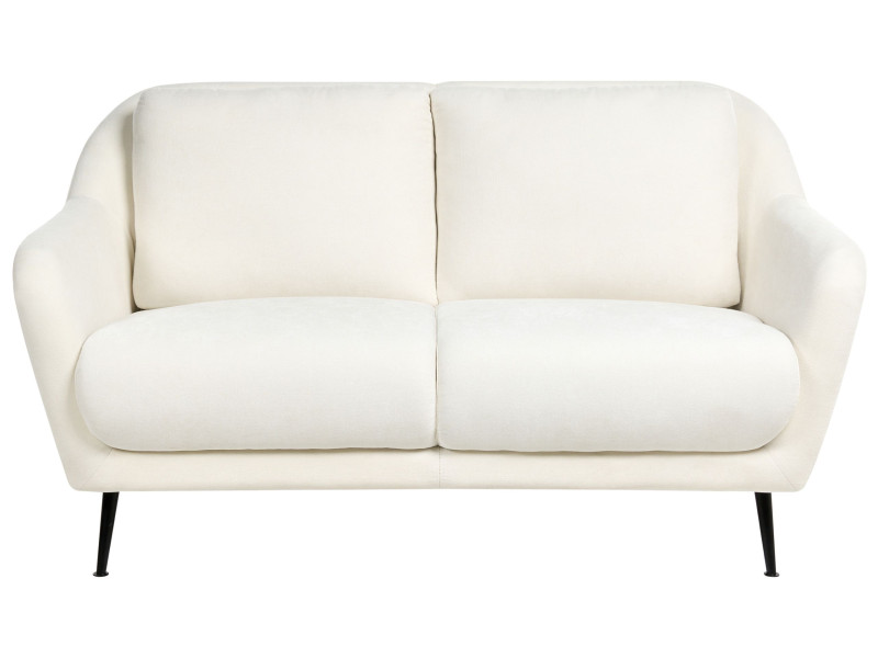 Sofa dla 2 osób EIBY Szenil Biały 752955
