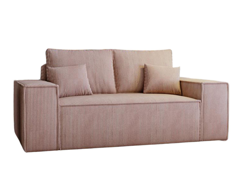Sofa do salonu rozkładana 188 cm MALO RÓŻ 987630