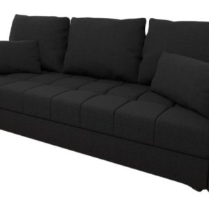 Sofa DOMINO rozkładana z funkcją spania Ciemny Antracyt 838420