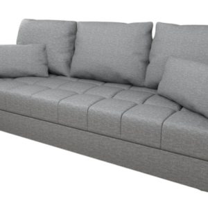 Sofa DOMINO rozkładana z funkcją spania Jasny Szary 838418 Sofa DOMINO rozkładana z funkcją spania Jasny Szary 838418