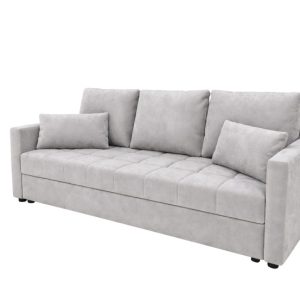 Sofa DOMINO rozkładana z funkcją spania Jasny Szary 1021444 Sofa DOMINO rozkładana z funkcją spania Jasny Szary 1021444
