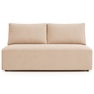Sofa DUO z funkcją spania i pojemnikiem, tkanina Salvador, Beżowy 781825 Sofa DUO z funkcją spania i pojemnikiem, tkanina Salvador, Beżowy 781825