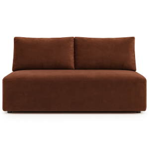 Sofa DUO z funkcją spania i pojemnikiem, tkanina Salvador, Ciemnobrązowy 781823 Sofa DUO z funkcją spania i pojemnikiem, tkanina Salvador, Ciemnobrązowy 781823