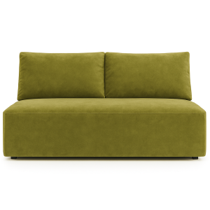 Sofa DUO z funkcją spania i pojemnikiem, tkanina Salvador, Oliwkowy 781824 Sofa DUO z funkcją spania i pojemnikiem, tkanina Salvador, Oliwkowy 781824