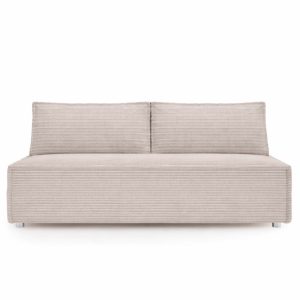 Sofa DUO z funkcją spania i przechowywania, tkanina Poso, Beżowy 655236 Sofa DUO z funkcją spania i przechowywania, tkanina Poso, Beżowy 655236