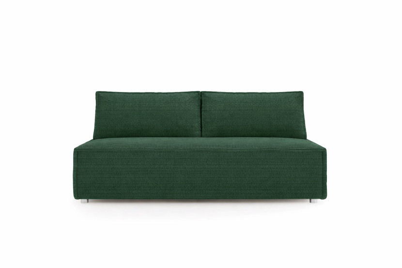 Sofa DUO z funkcją spania i przechowywania, tkanina Poso, Zielony 1014368