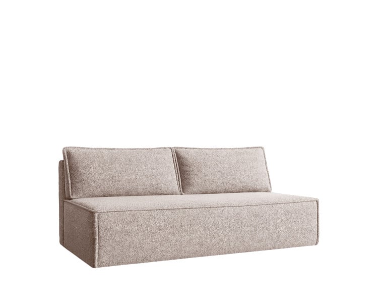 Sofa DUO z funkcją spania i przechowywania tkanina Verita Beżowy 652498