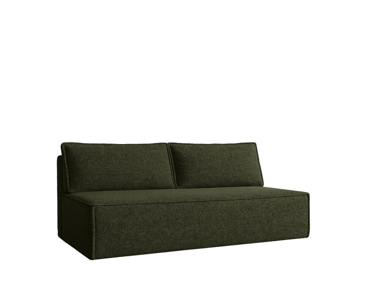 Sofa DUO z funkcją spania i przechowywania tkanina Verita Ciemnozielony 652451