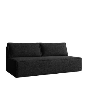 Sofa DUO z funkcją spania i przechowywania tkanina Verita Czarny 652447 Sofa DUO z funkcją spania i przechowywania tkanina Verita Czarny 652447