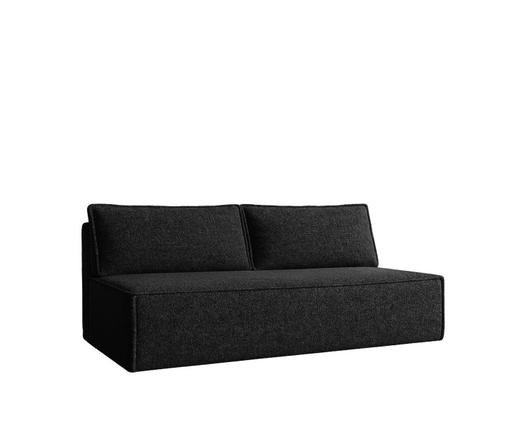 Sofa DUO z funkcją spania i przechowywania tkanina Verita Czarny 652447